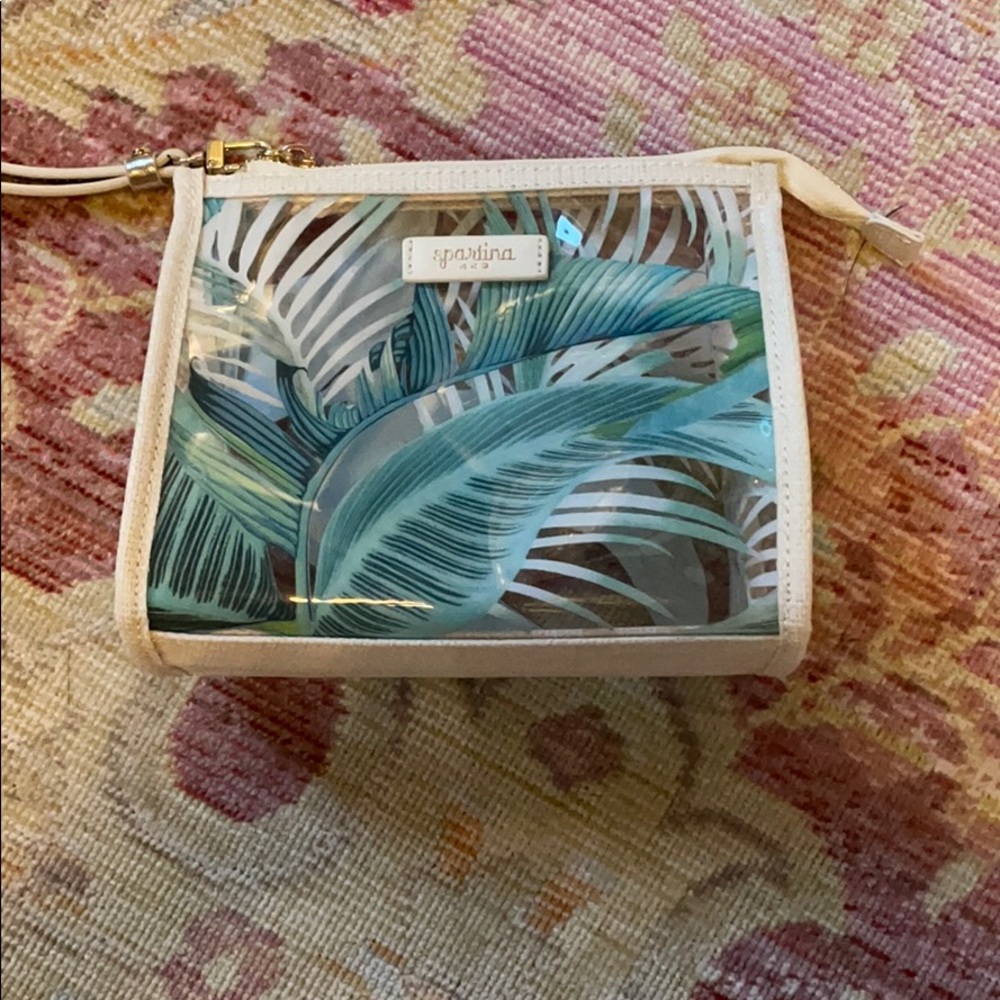 Palm Print Spartina Wristlet